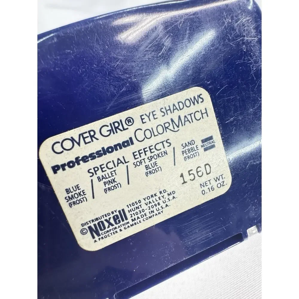 Vintage Covergirl Moisturized Eyeshadow Special Effects Frosted Collection Lot 2